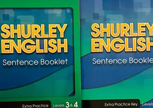 Shurley English Levels 3 & 4 Sentence Booklet Extra Practice Booklet and Key - Picture 1 of 9