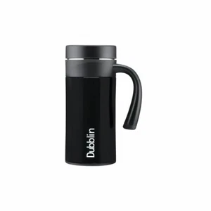 Coffee/Tea 500ml Travel Mug Stainless Steel Vacuum Insulated with Lid & Handle - Picture 1 of 11