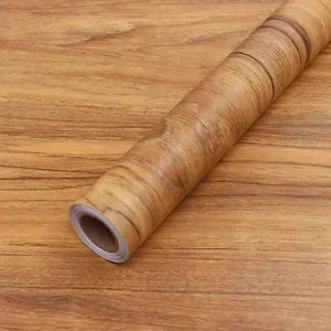 COSNIGHT Wood Grain Contact Paper Peel and Stick Wallpaper Self Adhesive Wall Pa - Picture 1 of 6