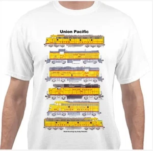 Camiseta Union Pacific Classic Diesel Locomotives Railroad de Andy Fletcher - Imagen 1 de 1