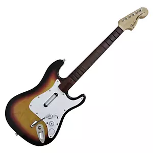 Rockband Fender Stratocaster Woodgrain Model NWGTS2 Guitar Only No Dongle - Picture 1 of 5