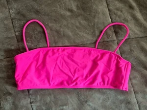 No Boundaries Juniors Bandau Style Swim Size 15/17 Hot Pink - Picture 1 of 3