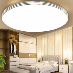 Lámpara de techo LED Lámpara de techo Lámpara de pared moderna para sala de estar Lámpara de techo Baño - Imagen 1 de 20
