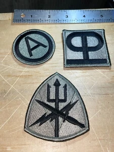 1990s/2000s? 3-US ARMY/NG PATCHES-VARIOUS UNKNOWN UNITS-ORIGINAL STICKYS! - Picture 1 of 12