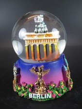 Palla di Neve Berlino Porta Brandeburgo, Souvenir Germania Snowglobe, Nuovi