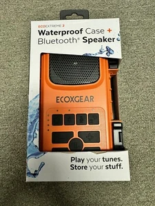 BRANDNEU EcoXGear Eco Extreme 2 Bluetooth wasserdichte Handyhülle Lautsprecher orange - Bild 1 von 4
