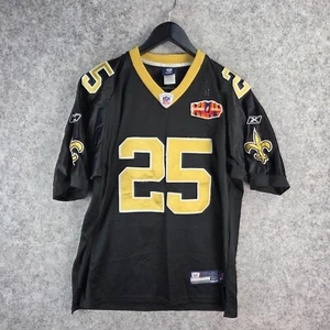 Reggie Bush #25 New Orleans Saints Super Bowl XLIV Football Jersey Large - Bild 1 von 11