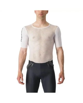 - Castelli Bolero Maglia Intimo Maniche Corte Uomo, Bianco - Imagen 1 de 4