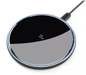 Fast Wireless Charger 15W Charging Pad Universal Compatible with All Brands - Picture 1 of 8