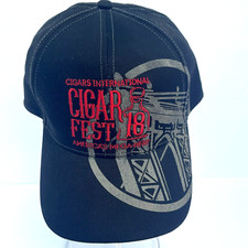 Cigars International Black CIGARfest Drew Estate Mega-Herf Adj Baseball Hat Cap