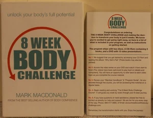 8 Week Body Challenge Mark Macdonald fitness health detox DVD & CD-Rom ebook - Picture 1 of 3