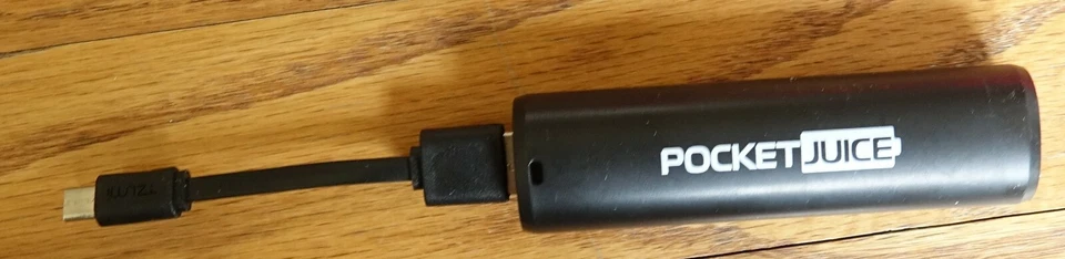 CAJA ABIERTA Tzumi Pocket Juice Recargable, Listo para Usar Portátil 2000 mAh NEGRO Foto 1 de 1