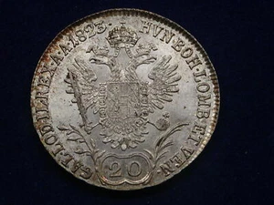 20 Kreuzer 1823 A Wien Franz I. " Erhaltung " Silber W/21/1224 - Picture 1 of 2