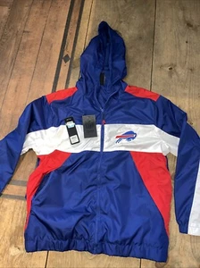 Buffalo Bills NFL Football Mens Medium Windbreaker Jacket Retail $90 - Picture 1 of 14
