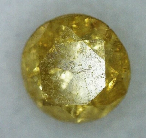 Diamante amarillo 2,56 mm natural y sin tratar - Picture 1 of 7