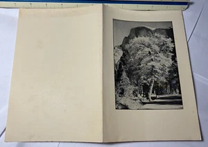 "MENÚ YOSEMITE AHWAHNEE 30 Octubre 37 5.5x8-.5" Ansel Adams Hojas de Otoño - Imagen 1 de 2
