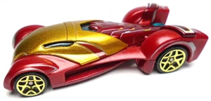 2017 HOT WHEELS MARVEL IRON MAN MARK L RED & GOLD 2 7/8" DIECAST SUPER HERO CAR - Picture 1 of 6