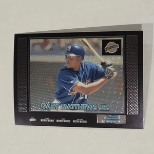 2000 Bowman Chrome Retro Future Parallel Gary Matthews Jr - Picture 1 of 1