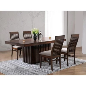 Coaster Briarwood 5-piece Wood Dining Set with Extension Leaf Mango Oak - Picture 1 of 14