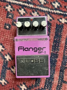Boss BF-2 Flanger Made In Taiwan Guitar Pedal - Picture 1 of 3