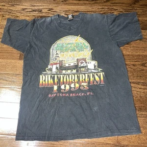 Vintage Harley Davidson Daytona Biketoberfest 1995 Tee Shirt - Large - Picture 1 of 12