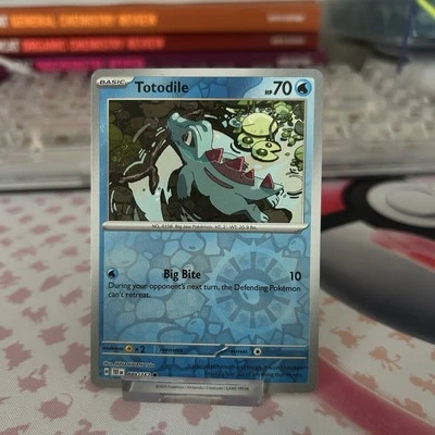 Totodile 039/162 Sv05: Temporal Forces Reverse Holo BRAND NEW & PACK FRESH - Image 1 of 2