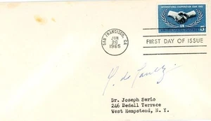Charles de Gaulle-RARE Signed First Day Cover - Photo 1/1