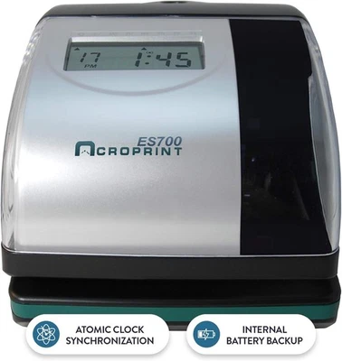 Acroprint Employee Time Clock – Electronic Time Stamp for Small Business - Image 1 of 4