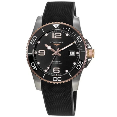 Nuevo reloj Longines HydroConquest automático esfera negra para hombre L3.781.3.58.9 Foto 1 de 4