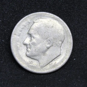 1965-69 Roosevelt Dime - Mis-struck - Picture 1 of 2