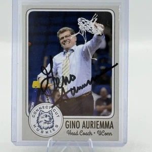 Geno Auriemma Connecticut Huskies UCONN Signed Custom Card Autograph WBB HOF - Picture 1 of 3