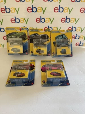 Lot of 5 - Matchbox Collectors 2025 #Aston, Bentley,Jeep, Porsche,Supra #16-20 - Image 1 of 2