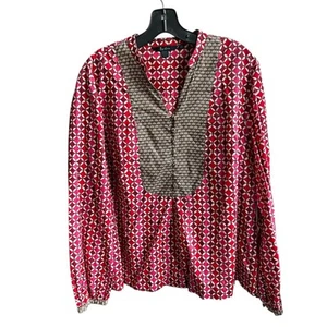 Boden Multicolor Printed Blouse Women Plus Size 20 | 45-25 - Picture 1 of 5