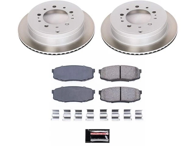Kit de pastillas de freno trasero y rotor para Lexus LX570 Land Cruiser Sequoia Tundra TF74V6 Foto 1 de 1