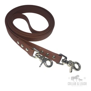 NEU! BIOTHANE Zügel REINS geschlossen - 16 mm - rotbraun - COLLAR&LEASH - Picture 1 of 1