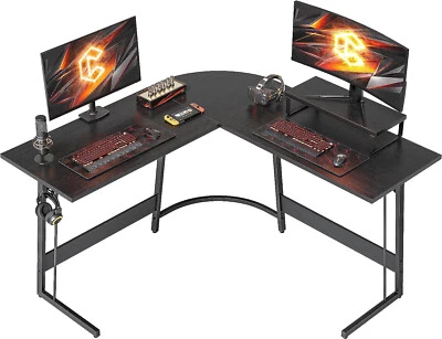 Gaming Tisch L Form Eckschreibtisch Schreibtisch Computertisch PC Bürotisch X81 - Bild 1 von 4