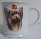 Yorkshire Terrier Mug, 3-D Ceramic Yorkie Dog Cup,  2002 Xpres, Barbara Augello