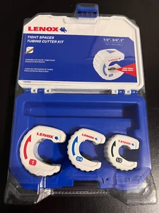 LENOX Tight Space Tube Cutter Kit Carry Case 1/2in 3/4in 1in 3Piece 1924666 NEW - Picture 1 of 2