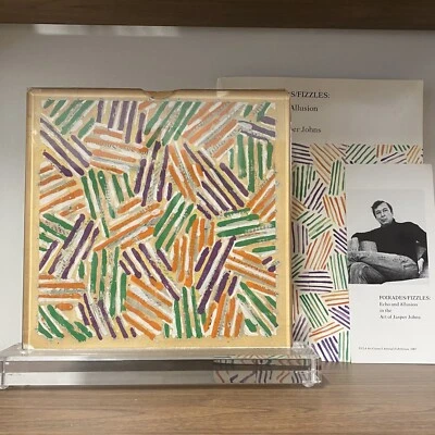 JASPER JOHNS SCREENPRINTS Ex Rare 1977 LTD ED Samuel Beckett ART Paintings BOOK - Image 1 of 4