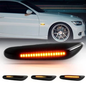 For BMW E90 E60 E82 E87 E88 Sequential LED Side Marker Blinker Turn Signal Light - Picture 1 of 13