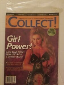 Tuff Stuff's Collect! Brand new SEALED August 1999 WWE Sable, Elvis, Star Wars
