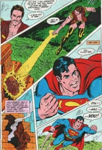 SUPERMAN 392 HAND COLORED COMIC PRODUCTION ART ADRIENNE ROY CURT SWAN PG 21 - Picture 1 of 4
