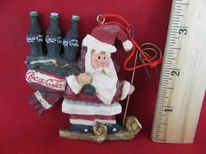65. 1998 The Coca-Cola Company Decorazione Natalizia Babbo Natale Astuccio Porta Coca Cola - Foto 1 di 4
