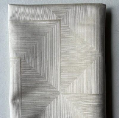 Kravet  Couture Modern Opulence Champagne  Fabric Remnant 24"x24" - Image 1 of 3