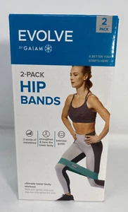 Gaiam Evolve Bande di Resistenza Anca Leggera e Media Confezione da 2 - Foto 1 di 4