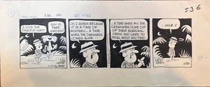 Animal Crackers Comicstrip von Rog Bollen täglich Originalstrip Comicstrips 1972! - Bild 1 von 5