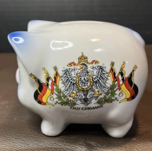 Vintage Porzellan SCHWEIN Münzbank - Made in Germany - Bild 1 von 8