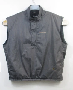 DryJoys By FootJoy Men's 2XL Golf Vest Gray Houndstooth Windbreaker Half Zip - Picture 1 of 8