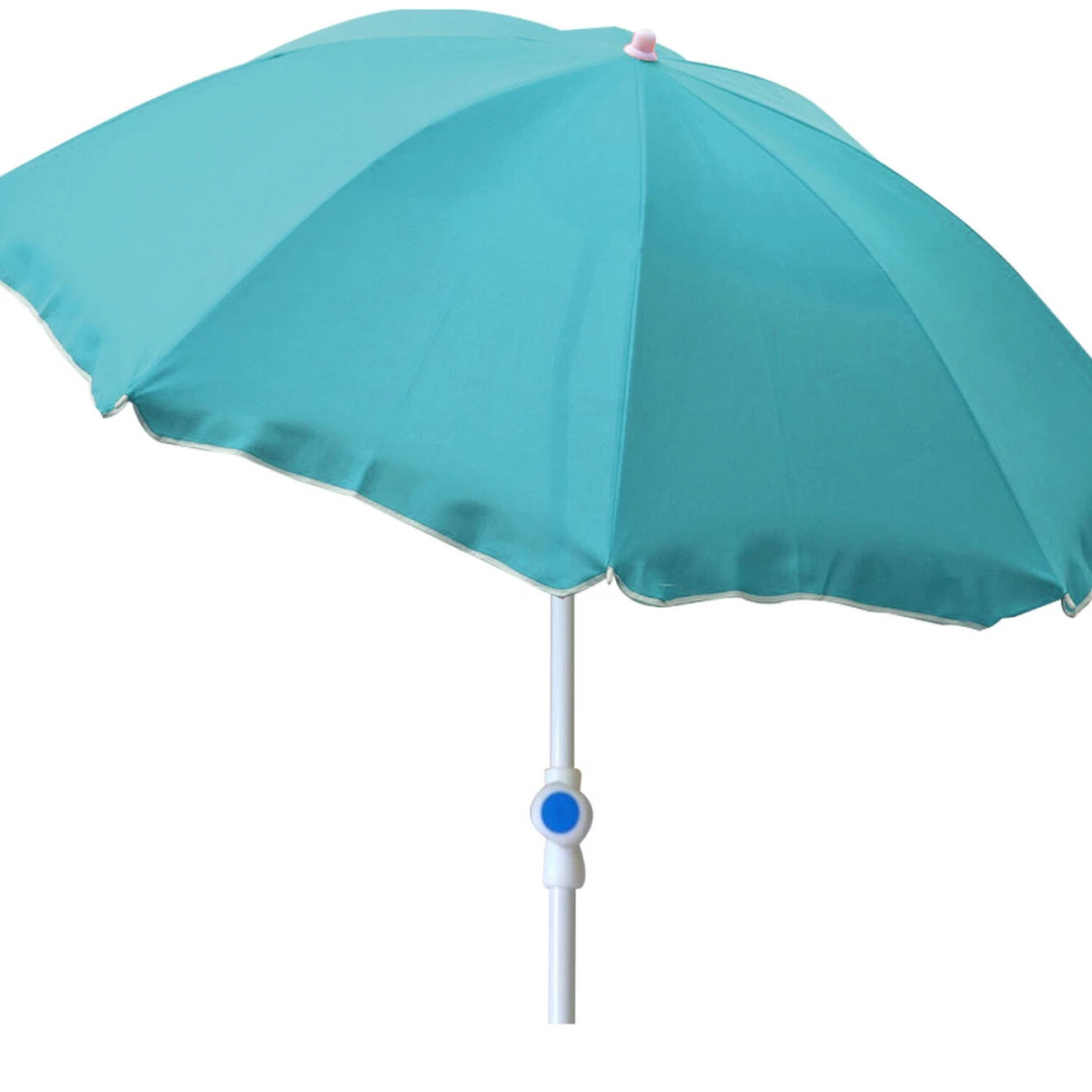 Sonnenschirm Rund, 240 Cm Ø, Blau – UV 50+, Neigbar, Wasserabweisend, Inkl. Tragetasche, Für Garten & Terrasse