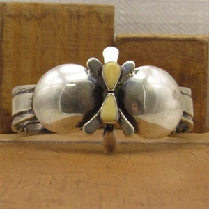 Sterling Silver Bracelet with Stones from Taxco + - Picture 1 of 5